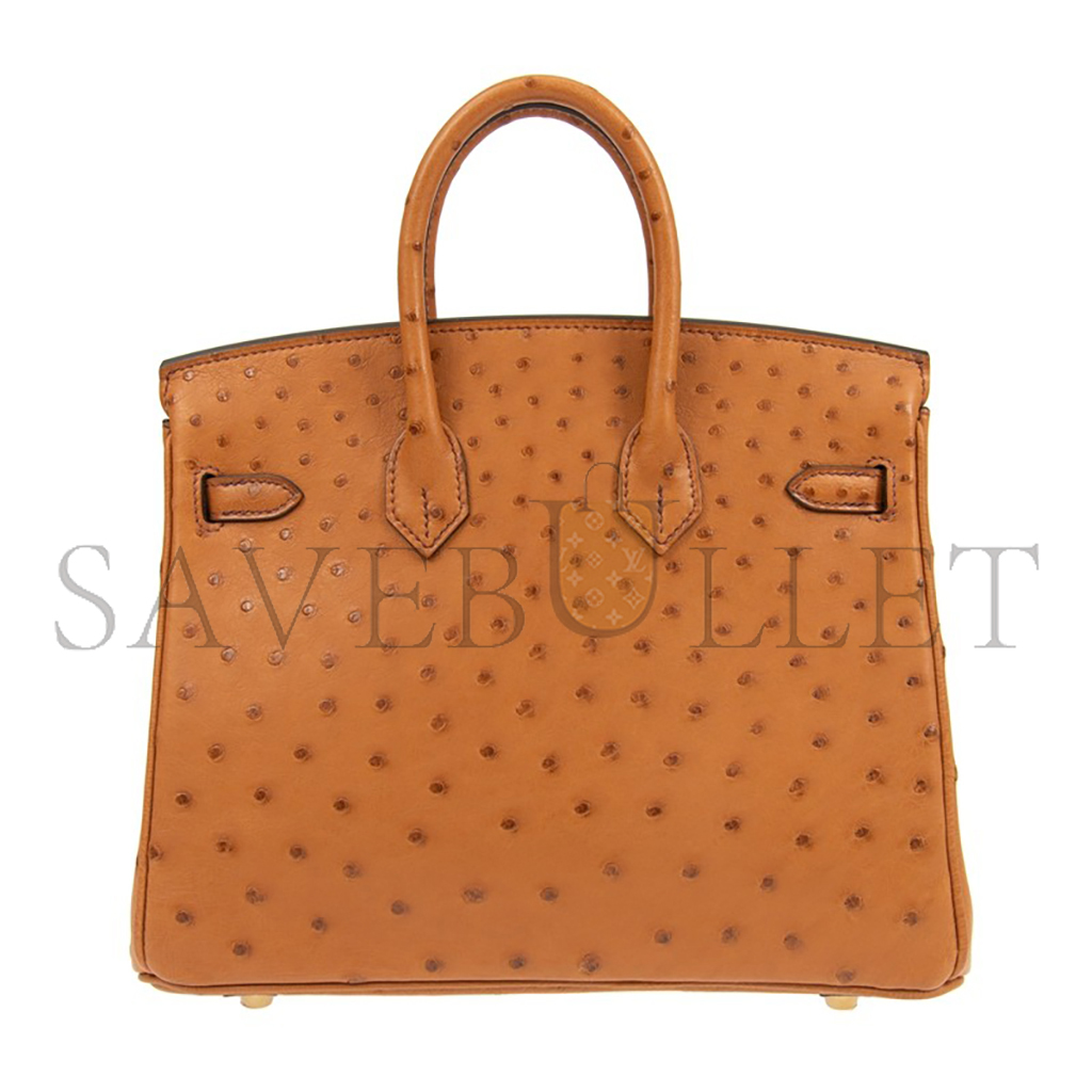 H**mes master birkin 30 ostrich leather earthy yellow gold buckle h041933ck69 (30*22*16cm)